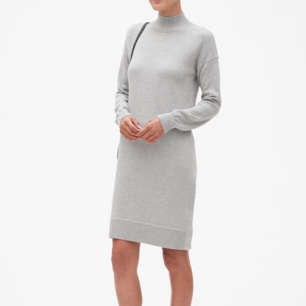 Banana Republic Factory Grey Sweater Dress